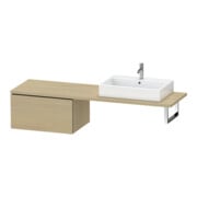 Duravit Meuble sous lavabo L-Cube 72x54,7 cm, méd. chêne, avec console, 1 tiroir