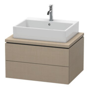 Duravit Meuble sous lavabo L-Cube 72x54,7 cm, sans console, 2 tiroirs