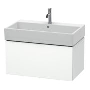 Duravit Meuble sous lavabo L-Cube 78,4 x 45,9 cm, blanc mat, 1 tiroir, suspendu