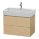 Duravit Meuble sous lavabo L-Cube 78,4 x 45,9 cm, blanc œuf, 2 tiroirs, suspendu-1