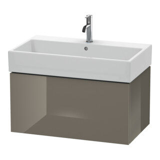 Duravit Meuble sous-lavabo L-Cube 78,4 x 45,9 cm, laqué brillant, 1 tiroir, suspendu