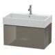 Duravit Meuble sous-lavabo L-Cube 78,4 x 45,9 cm, laqué brillant, 1 tiroir, suspendu-1