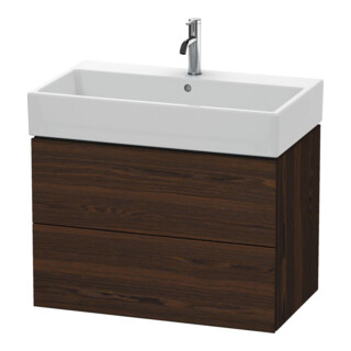 Duravit Meuble sous lavabo L-Cube 78,4 x 45,9 cm, N chanfreiné, 2 tiroirs, suspendu