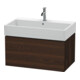 Duravit Meuble sous lavabo L-Cube 78,4 x 45,9 cm, noyer, 1 tiroir, suspendu-1