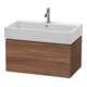 Duravit Meuble sous lavabo L-Cube 78,4 x 45,9 cm, noyer naturel, 1 tiroir, suspendu-1