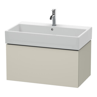 Duravit Meuble sous-lavabo L-Cube 78,4 x 45,9 cm, taupe, 1 tiroir, suspendu