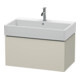 Duravit Meuble sous-lavabo L-Cube 78,4 x 45,9 cm, taupe, 1 tiroir, suspendu-1