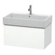 Duravit Meuble sous lavabo L-Cube 78,4x45,9 cm, blanc mat, 1 tiroir, suspendu-1