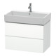 Duravit Meuble sous-lavabo L-Cube 78,4x45,9 cm, blanc mat, 2 tiroirs, suspendu-1