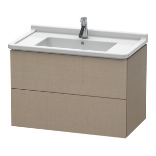 Duravit Meuble sous-lavabo L-Cube 82x46,9 cm, blanc, 2 tiroirs, suspendu