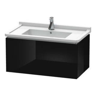 Duravit Meuble sous lavabo L-Cube 82x46,9 cm, blanc brillant, 1 tiroir, suspendu