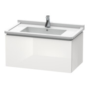 Duravit Meuble sous-lavabo L-Cube 82x46,9 cm, blanc brillant, 1 tiroir, suspendu-1