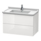 Duravit Meuble sous-lavabo L-Cube 82x46,9 cm, blanc brillant, 2 tiroirs, suspendu-1