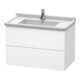 Duravit Meuble sous-lavabo L-Cube 82x46,9 cm, blanc mat, 2 tiroirs, suspendu-1