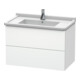 Duravit Meuble sous-lavabo L-Cube 82x46,9 cm, blanc mat, 2 tiroirs, suspendu-1