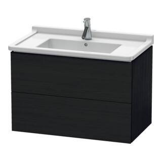 Duravit Meuble sous lavabo L-Cube 82x46,9 cm, blanc œuf, 2 tiroirs, suspendu