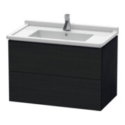 Duravit Meuble sous lavabo L-Cube 82x46,9 cm, blanc œuf, 2 tiroirs, suspendu