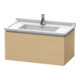 Duravit Meuble sous lavabo L-Cube 82x46,9 cm, chêne naturel, 1 tiroir, suspendu-1