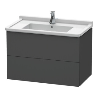 Duravit Meuble sous-lavabo L-Cube 82x46,9 cm, graph ma, 2 tiroirs, suspendu