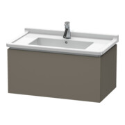 Duravit Meuble sous lavabo L-Cube 82x46,9 cm, gris mat, 1 tiroir, suspendu-1