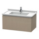 Duravit Meuble sous lavabo L-Cube 82x46,9 cm, lin, 1 tiroir, suspendu-1