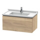 Duravit Meuble sous lavabo L-Cube 82x46,9 cm, marbre œuf, 1 tiroir, suspendu-1
