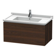Duravit Meuble sous lavabo L-Cube 82x46,9 cm, noyer, 1 tiroir, suspendu-1
