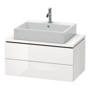 Duravit Meuble sous-lavabo L-Cube 82x47,7 cm, blanc œuf, 2 tiroirs-5