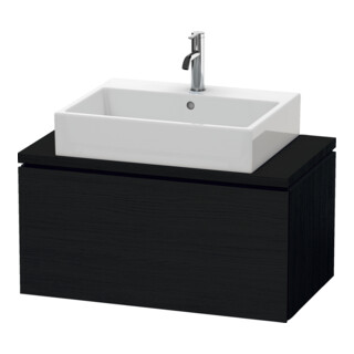 Duravit Meuble sous lavabo L-Cube 82x47,7 cm, blanc œuf, pour console, 1 tiroir