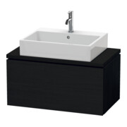 Duravit Meuble sous lavabo L-Cube 82x47,7 cm, blanc œuf, pour console, 1 tiroir