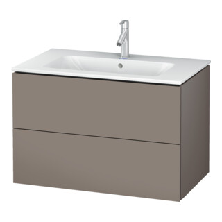 Duravit Meuble sous-lavabo L-Cube 82x48,1 cm, bas. mat, 2 tiroirs, suspendu
