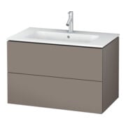 Duravit Meuble sous-lavabo L-Cube 82x48,1 cm, bas. mat, 2 tiroirs, suspendu