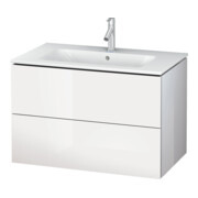 Duravit Meuble sous-lavabo L-Cube 82x48,1 cm, bas. mat, 2 tiroirs, suspendu-2