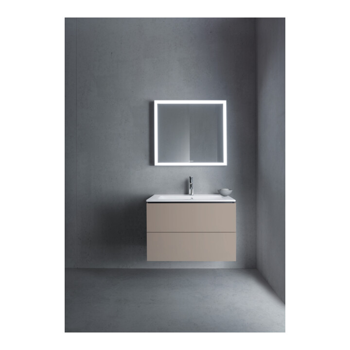 Duravit Meuble sous-lavabo L-Cube 82x48,1 cm, bas. mat, 2 tiroirs, suspendu
