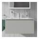 Duravit Meuble sous lavabo L-Cube 82x48,1 cm, béton gris, 1 tiroir, suspendu