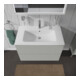 Duravit Meuble sous lavabo L-Cube 82x48,1 cm, béton gris, 2 tiroirs, suspendu
