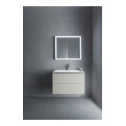 Duravit Meuble sous lavabo L-Cube 82x48,1 cm, béton gris, 2 tiroirs, suspendu-4