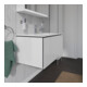 Duravit Meuble sous-lavabo L-Cube 82x48,1 cm, blanc brillant, 1 tiroir, suspendu-2
