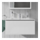 Duravit Meuble sous-lavabo L-Cube 82x48,1 cm, blanc brillant, 1 tiroir, suspendu