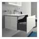 Duravit Meuble sous-lavabo L-Cube 82x48,1 cm, blanc brillant, 1 tiroir, suspendu-5