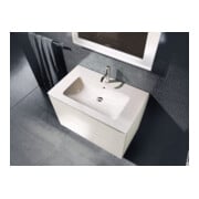 Duravit Meuble sous-lavabo L-Cube 82x48,1 cm, blanc brillant, 2 tiroirs, suspendu-4