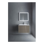 Duravit Meuble sous lavabo L-Cube 82x48,1 cm, blanc brillant, 2 tiroirs, suspendu-4