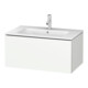 Duravit Meuble sous lavabo L-Cube 82x48,1 cm, blanc mat, 1 tiroir, suspendu-1