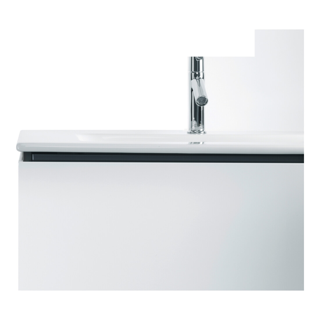 Duravit Meuble sous lavabo L-Cube 82x48,1 cm, blanc mat, 1 tiroir, suspendu