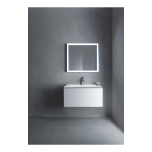 Duravit Meuble sous lavabo L-Cube 82x48,1 cm, blanc mat, 1 tiroir, suspendu