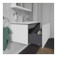 Duravit Meuble sous lavabo L-Cube 82x48,1 cm, blanc mat, 1 tiroir, suspendu