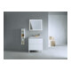 Duravit Meuble sous lavabo L-Cube 82x48,1 cm, blanc mat, 2 tiroirs, debout