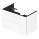 Duravit Meuble sous lavabo L-Cube 82x48,1 cm, blanc mat, 2 tiroirs, suspendu