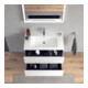Duravit Meuble sous lavabo L-Cube 82x48,1 cm, blanc mat, 2 tiroirs, suspendu