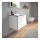 Duravit Meuble sous lavabo L-Cube 82x48,1 cm, blanc mat, 2 tiroirs, suspendu-4